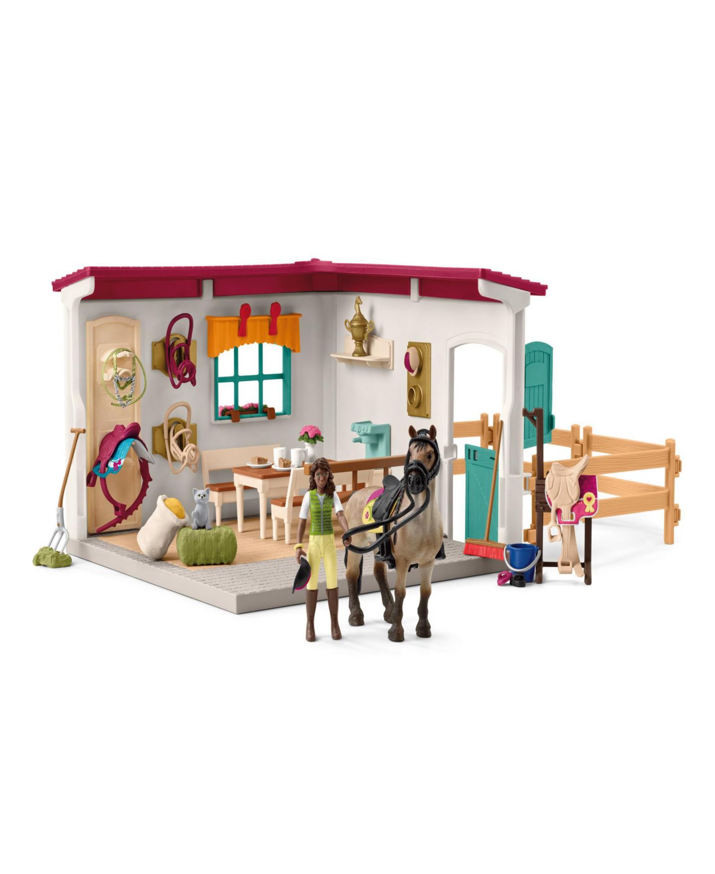 Детский игровой набор Schleich Horse Club Tack Room Expandable Playset, от 5 лет — фото 1