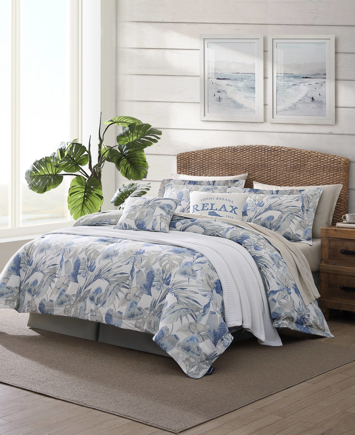 Tommy Bahama Home Raw Coast Cotton 3-Pc. Duvet Cover Set