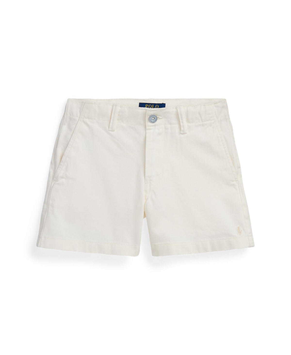 Polo Ralph Lauren Kids' Big Girls Cotton Chino Shorts In Deck Wash White
