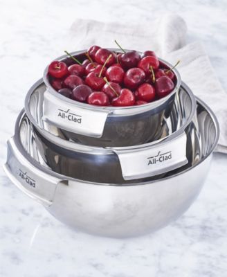Stainless Steel 3 Piece Mixing Bowl Set
