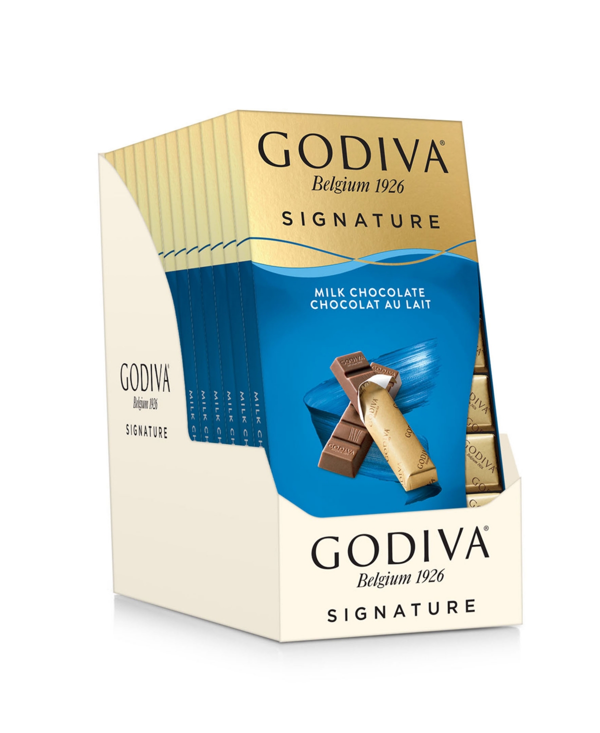 Shop Godiva Signature Milk Chocolate Mini Bars, Set Of 12 In No Color