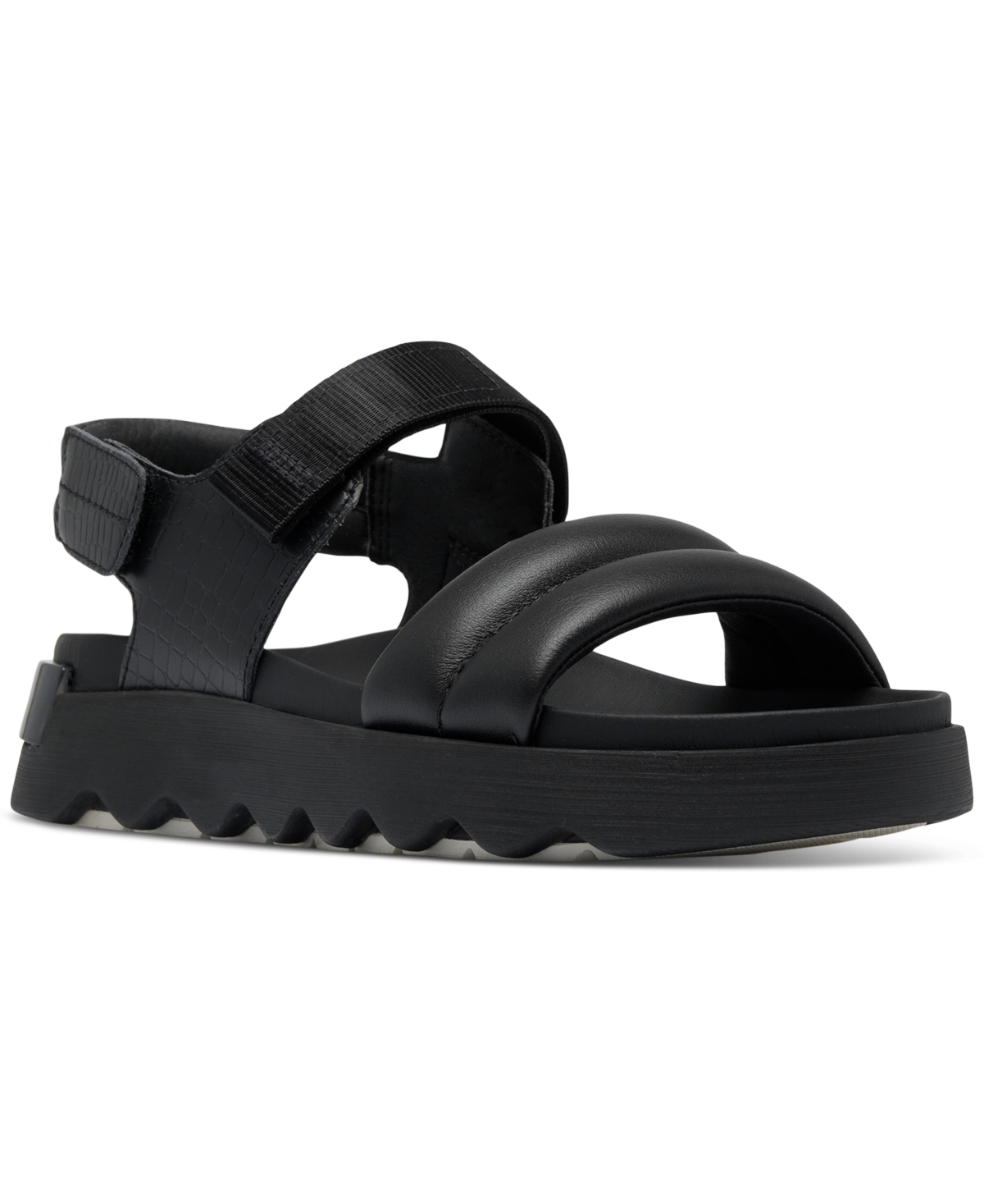 Shop Sorel Women's Viibe Ankle-strap Slingback Sport Sandals In Black,black