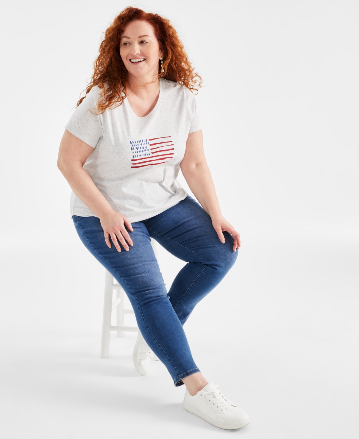 Style & Co Plus Size Graphic T-Shirt, Created for Macy's