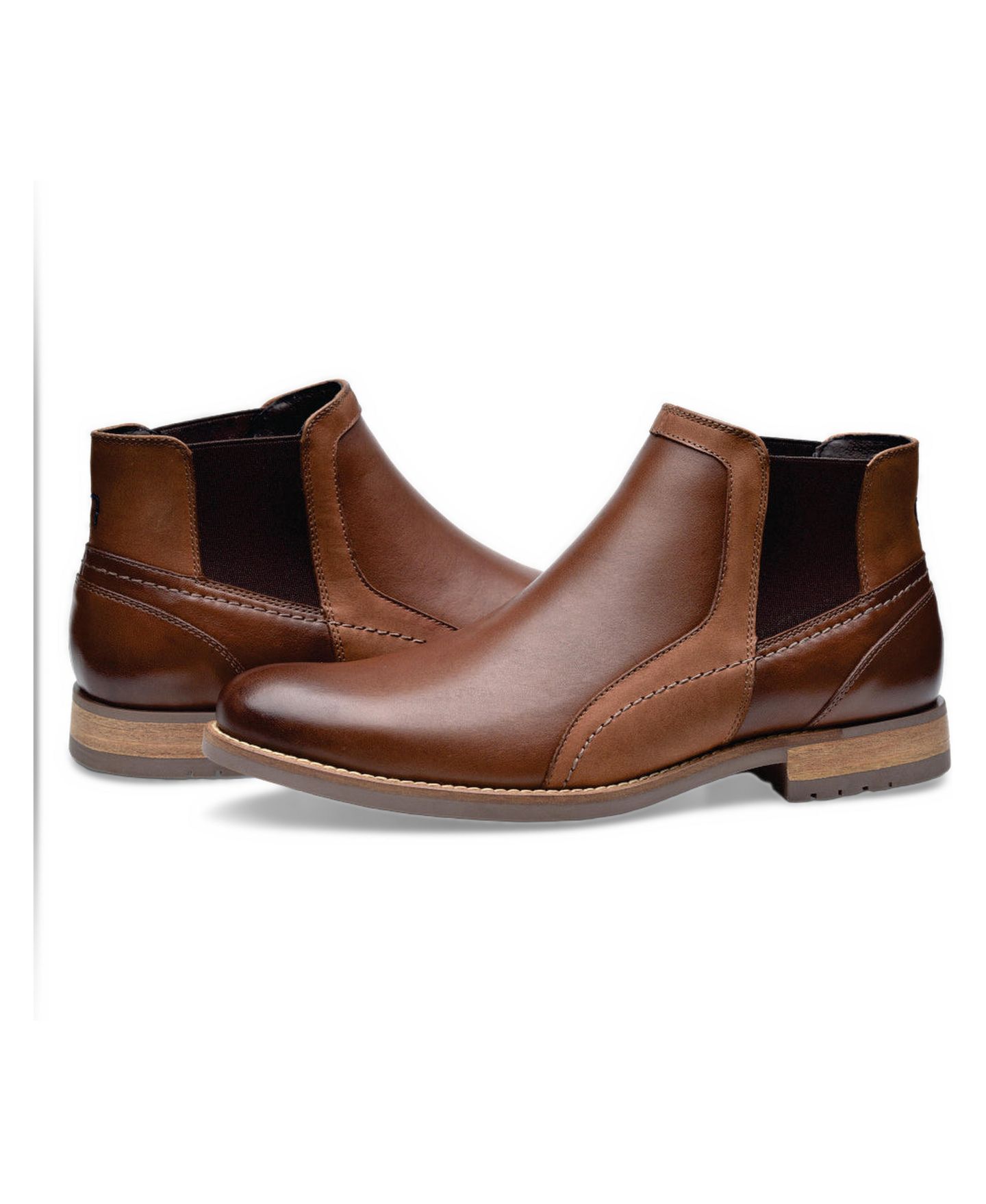 Мужские ботинки PAZSTOR Chelsea Leather Boots Mauri, цвет: Коричневый — фото 2
