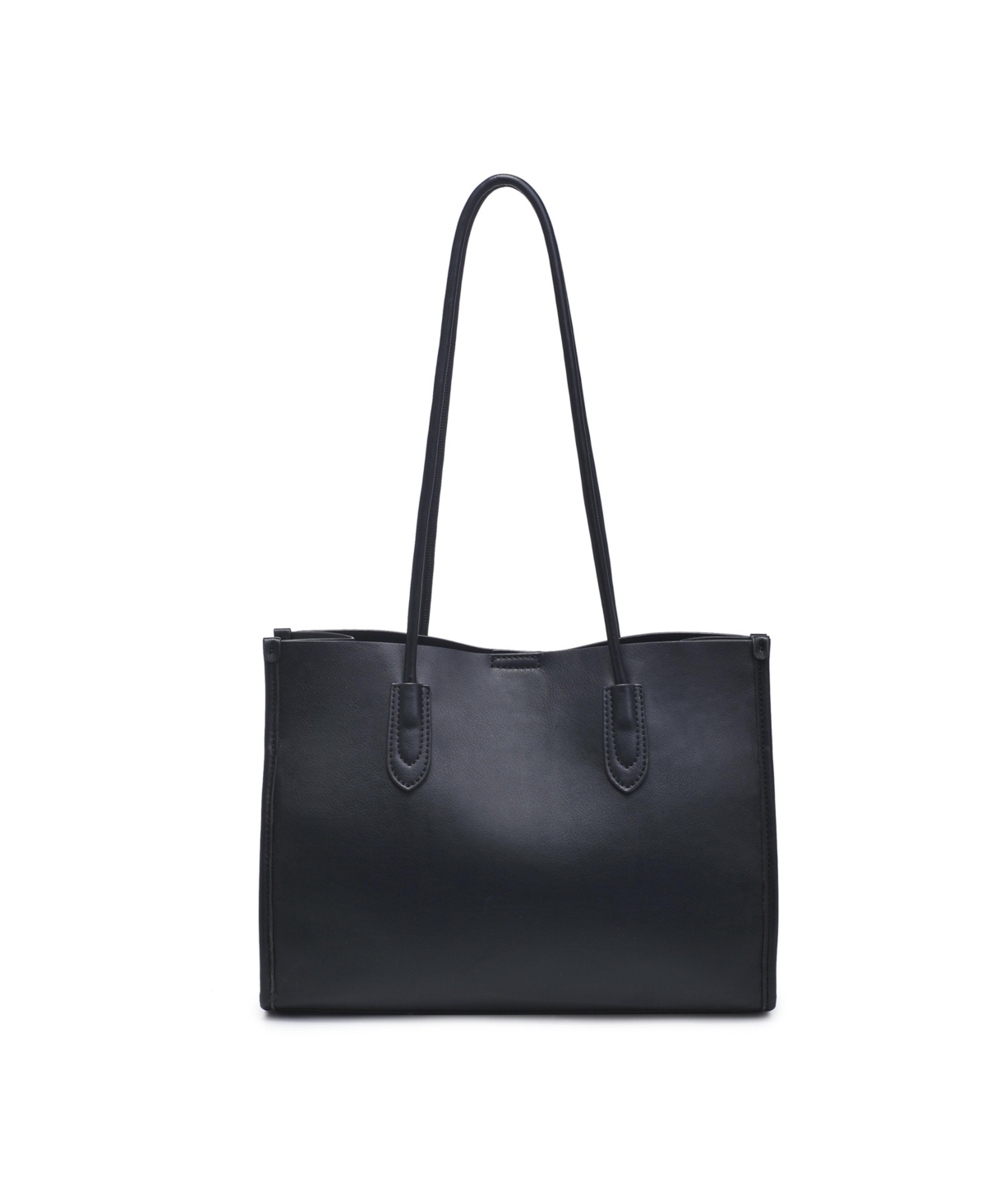 Urban Expressions Sidney Smooth Tote In Black