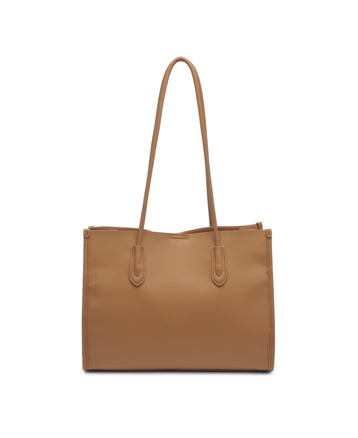 Shop Urban Expressions Sidney Smooth Tote In Tan