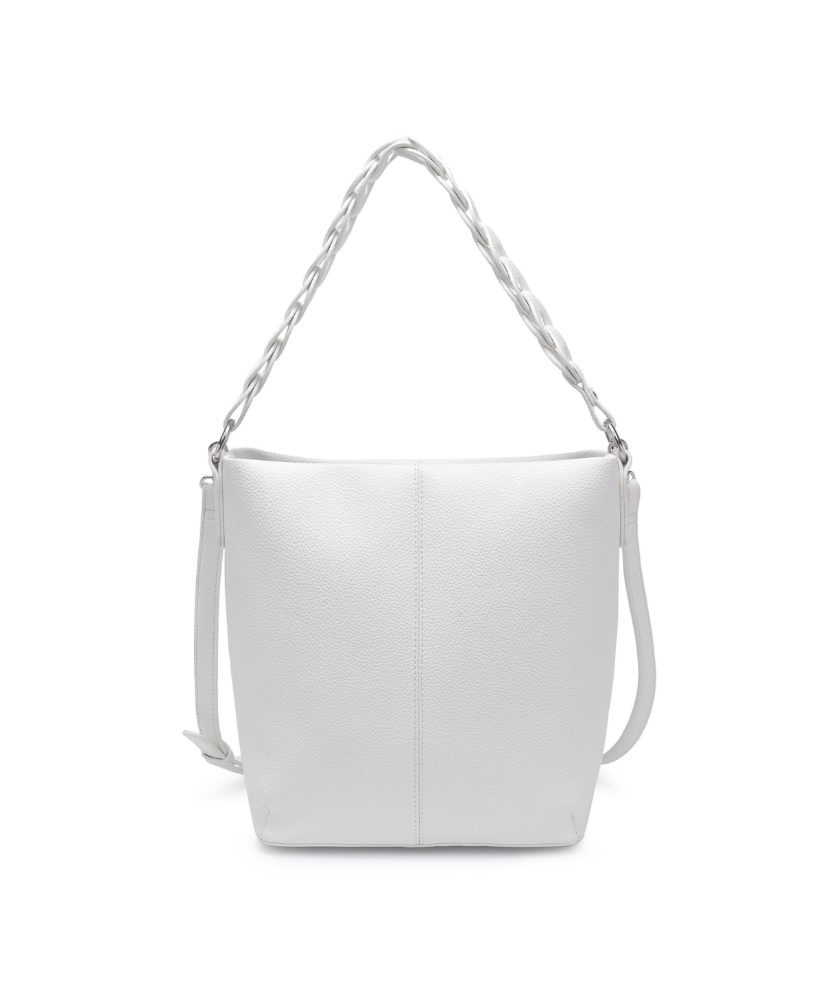 Shop Urban Expressions Jamie Loop Shoulder Hobo Bag In White