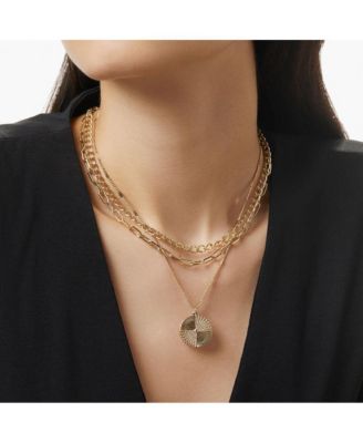 Ana Luisa - Layered Chain Necklace - Michelle Set - Macy's