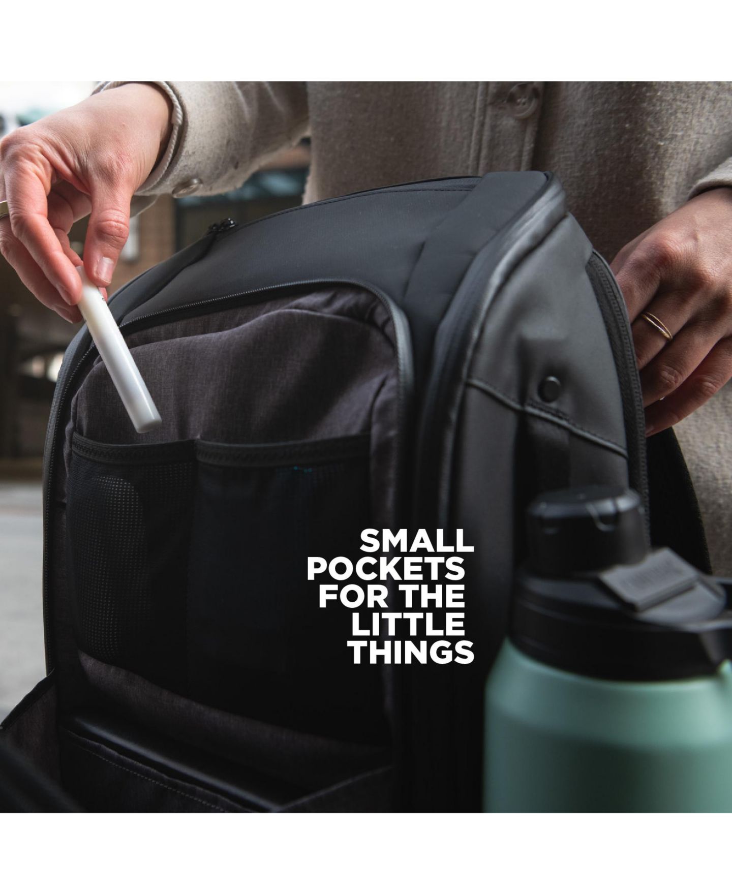 Рюкзак Nomatic 20L Water Resistant Business Laptop Bag, цвет: Чёрный — фото 3
