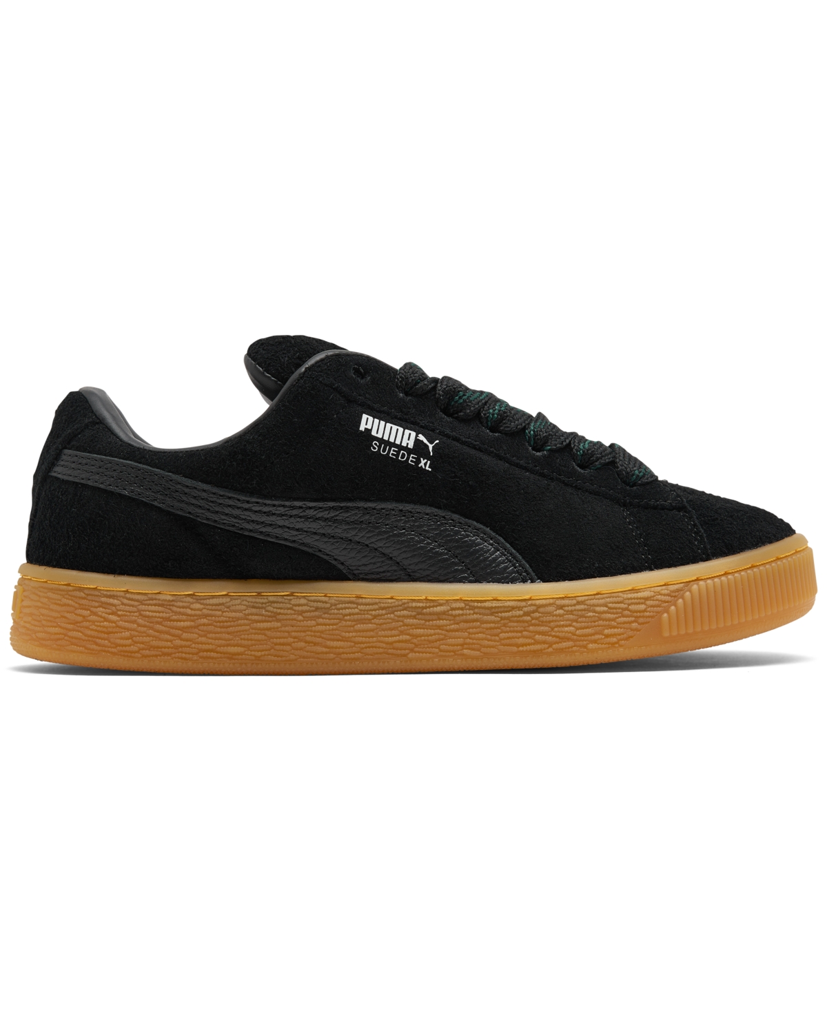 Shop Puma Women's Suede Xl Skate Casual Sneakers From Finish Line In Black
