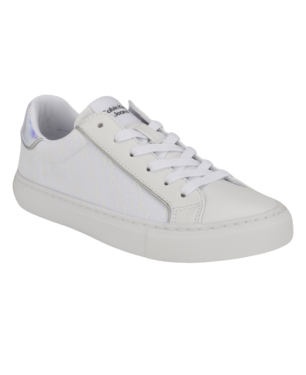 Calvin Klein Women's Charli Round Toe Casual Lace-Up Sneakers - Black Multi