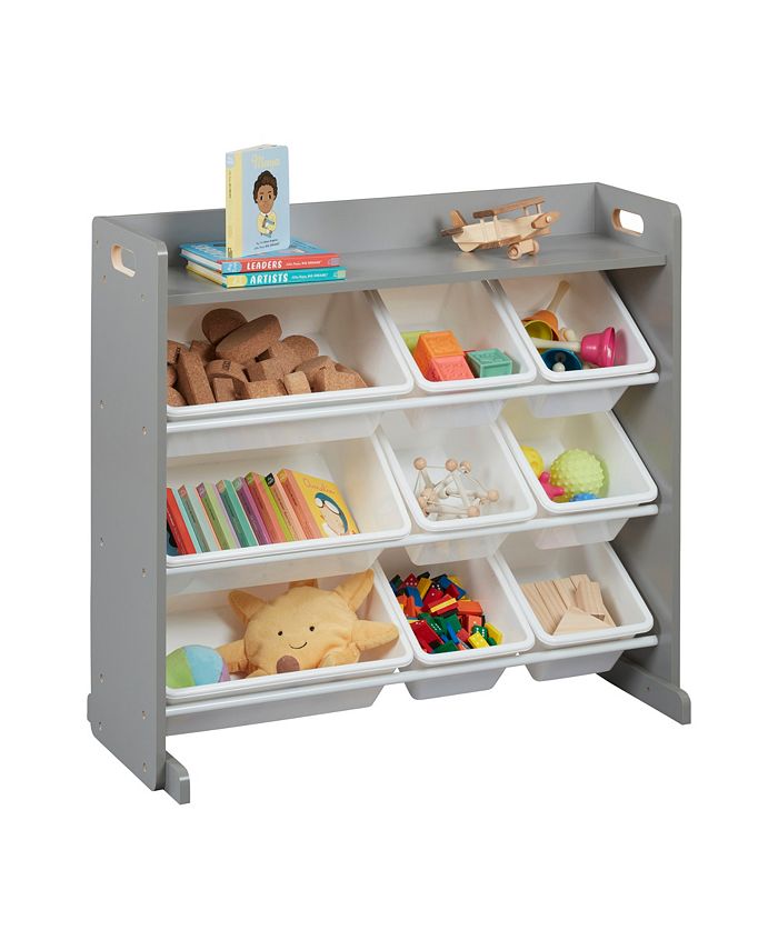 ECR4Kids 3Tier Organizer with Shelf and 9 Bins, Toy Storage Macy's