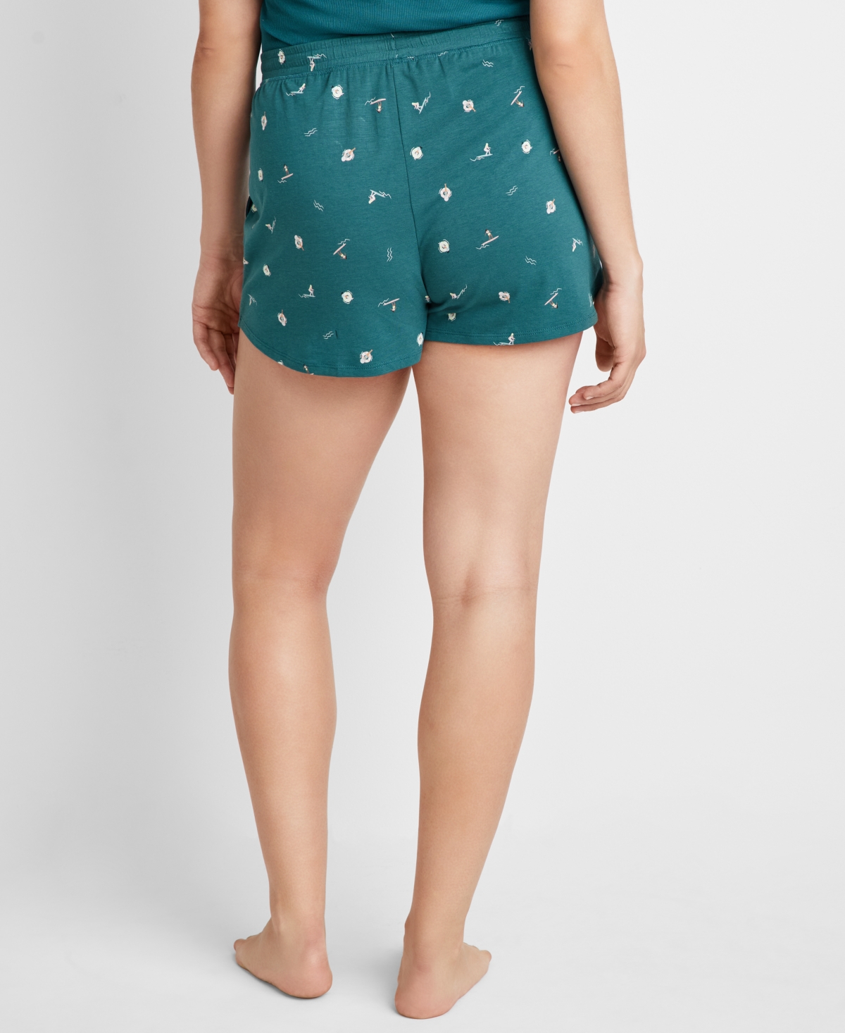 State of Day Women's Printed Knit Sleep Shorts Xs-3X, Created for Macy's