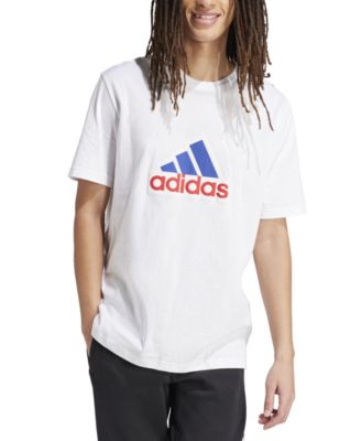 adidas Men's Badge Of Sport Logo Graphic Tank Gray Size Medium