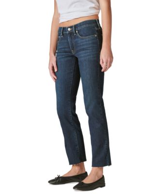 Women's Sweet Crop Straight-Leg Jeans
