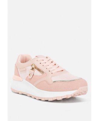 Womens Juliette Chain Detailing Lace Up Sneakers