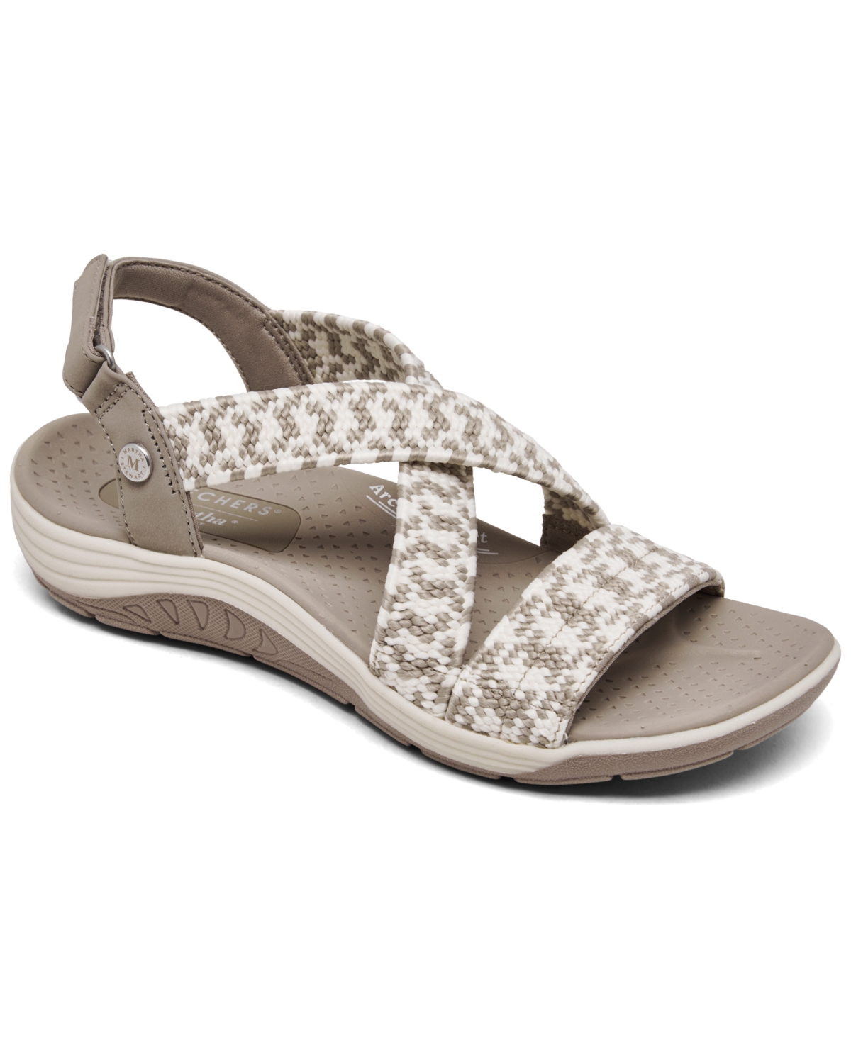 Women's Martha Stewart Reggae Cup - Coastal Trails Athletic Sandals from Finish Line - Taupe, Natural