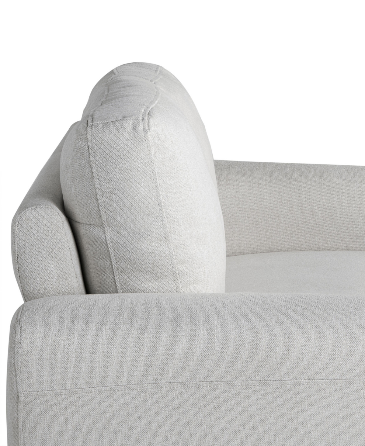 Lifestyle Solutions Microfiber Wilshire Loveseat with Rolled Arms