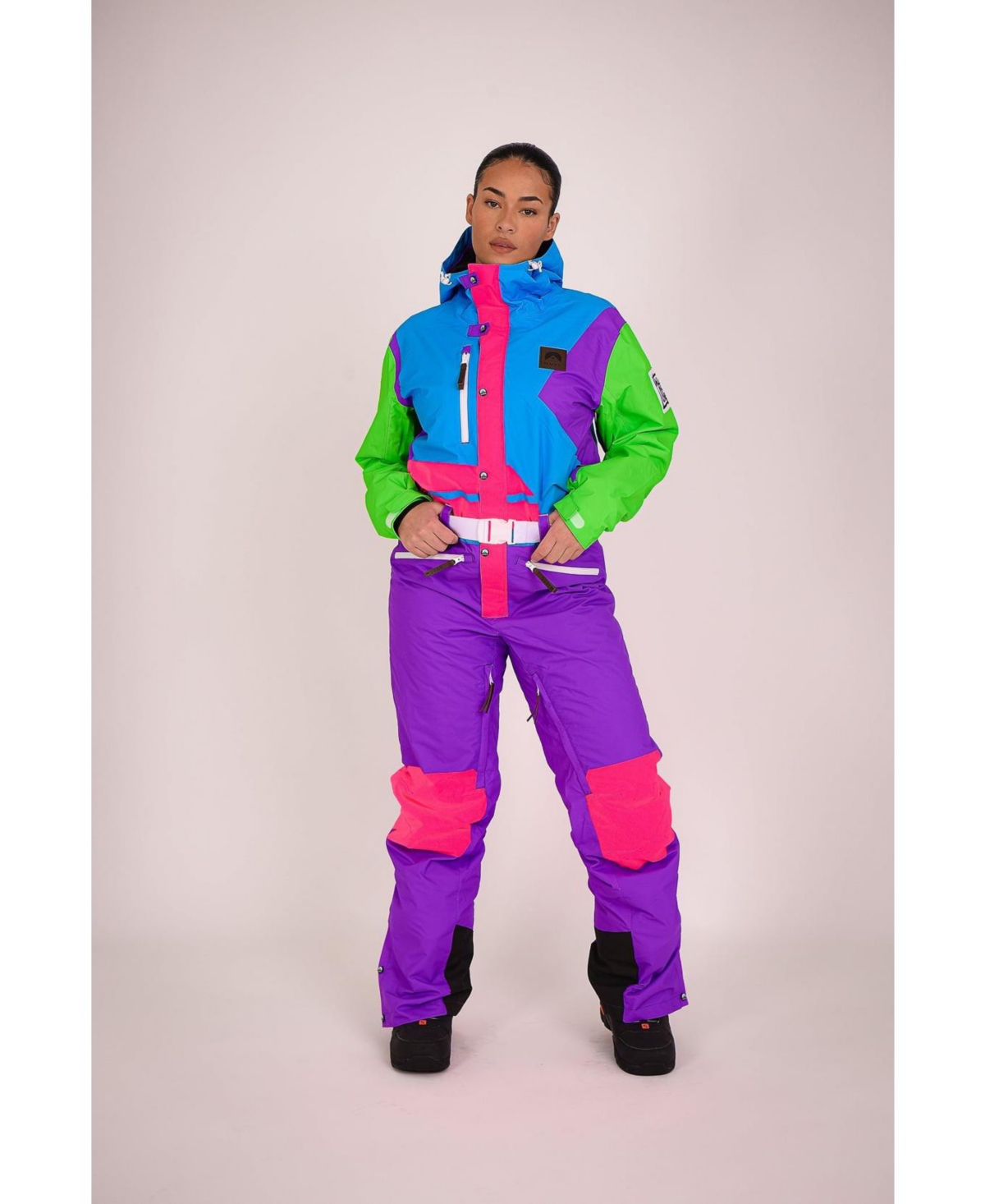 Powder Hound Curved Female Fit Ski Suit - Multi