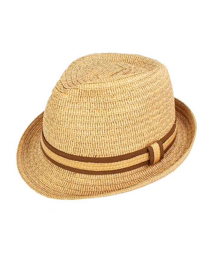 Peter Grimm Evan Braided Straw Fedora Hat Macy s