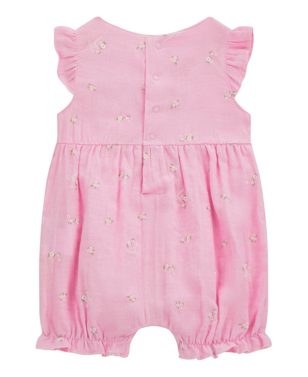 Guess Baby Girl Printed Short Coverall