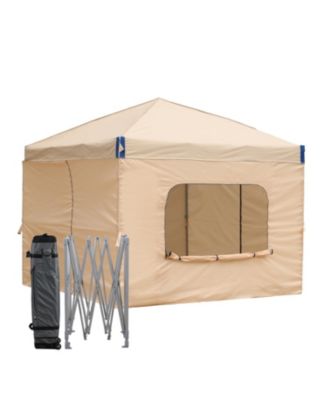 Pop Up Canopy Tent with Removable Mesh Window Sidewalls, Portable Instant Shade Canopy with Roller Bag