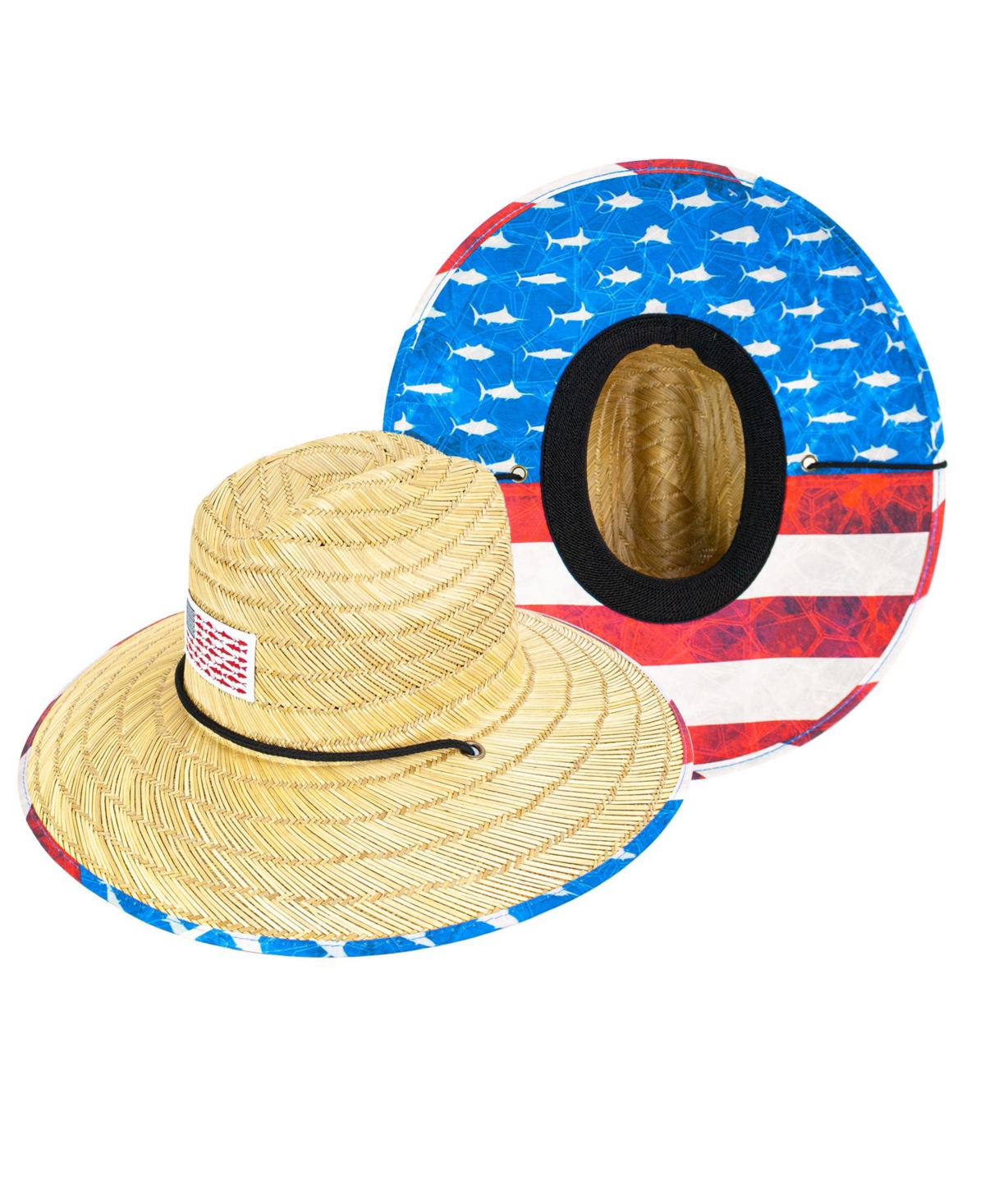 Loyalist Usa Straw Lifeguard Hat - Natural