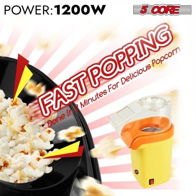 Popcorn Machine 16 Cup Capacity Hot Air Popper Mini Portable Tabletop Electric Pop Corn Maker Maquina Para Hacer Palomitas De Maiz For Home Movie Party - POP Y