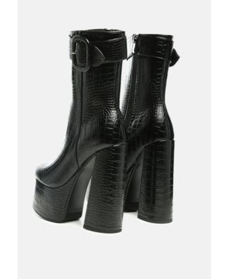 Womens Bumpy Platform Bootie