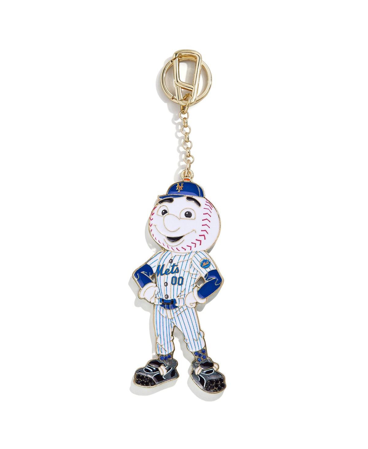 New York Mets Mascot Bag Keychain - Gold