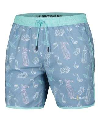 Men's Blue THE PLAYERS Bogey Bag Tri-Blend Volleyshorts