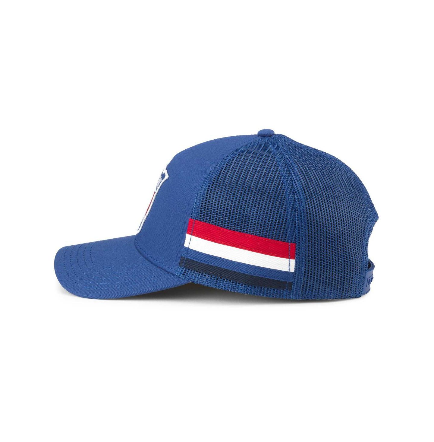 Мужская кепка American Needle Blue New York Rangers HotFoot Stripes Trucker Adjustable Hat — фото 3