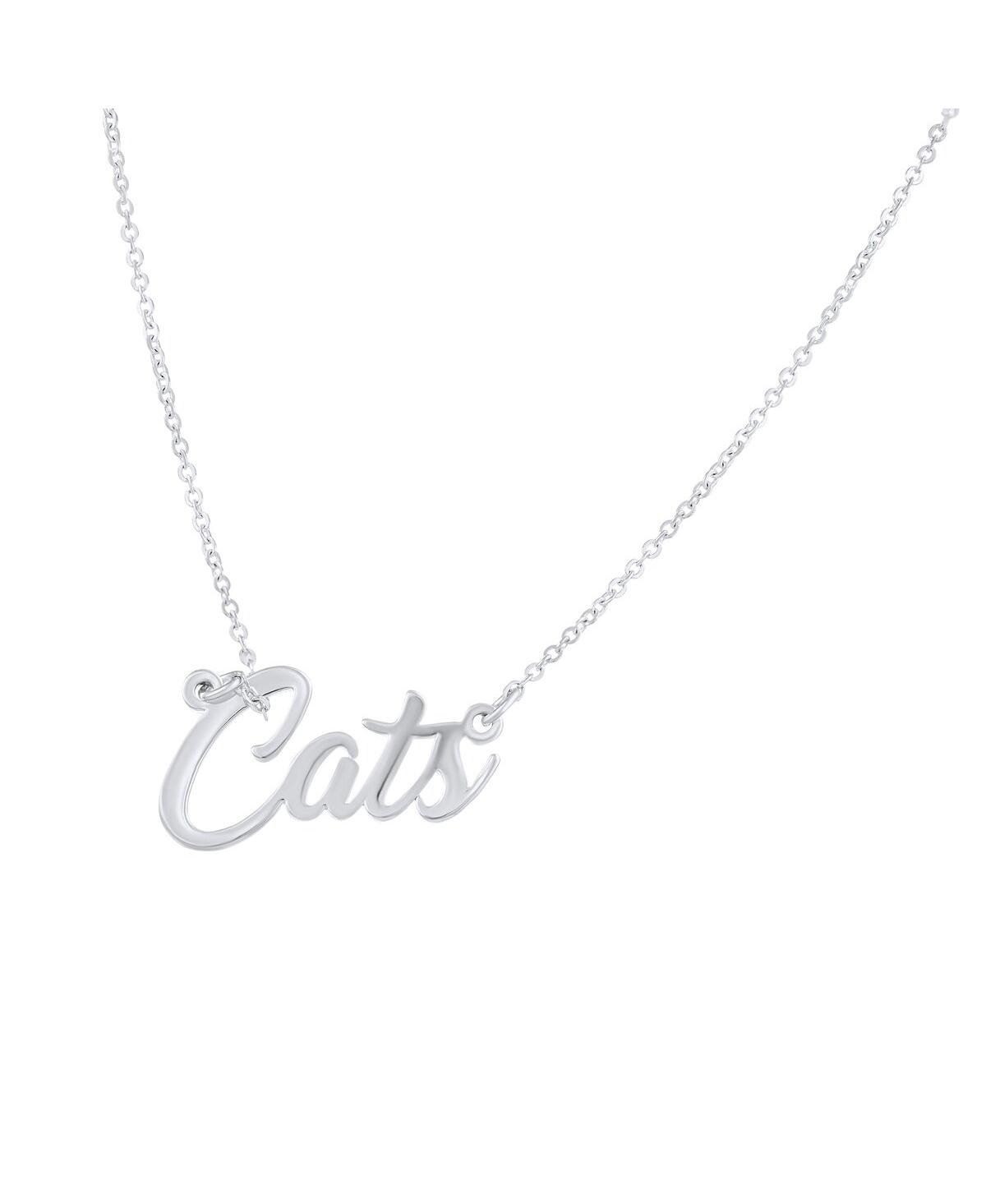 Emerson Street Clothing Co. Women's Kentucky Wildcats Brielle Necklace In Silver-tone