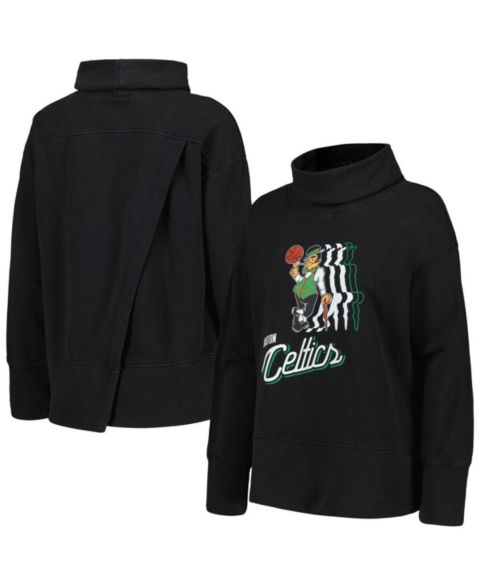 Женская толстовка LevelWear Black Boston Celtics Sunset Pullover