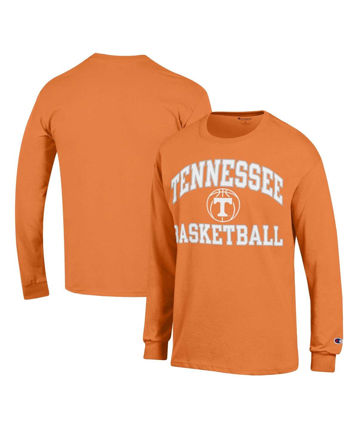 Champion Men's  Tennessee Orange Tennessee Volunteers Basketball Icon Long Sleeve T-shirt