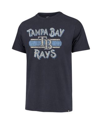 Men's Navy Distressed Tampa Bay Rays Renew Franklin T-shirt
