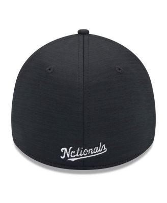 Men's Black Washington Nationals 2024 Clubhouse 39THIRTY Flex Fit Hat