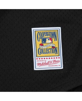 Men's Jeff Bagwell Black Houston Astros Cooperstown Mesh Batting Practice Jersey