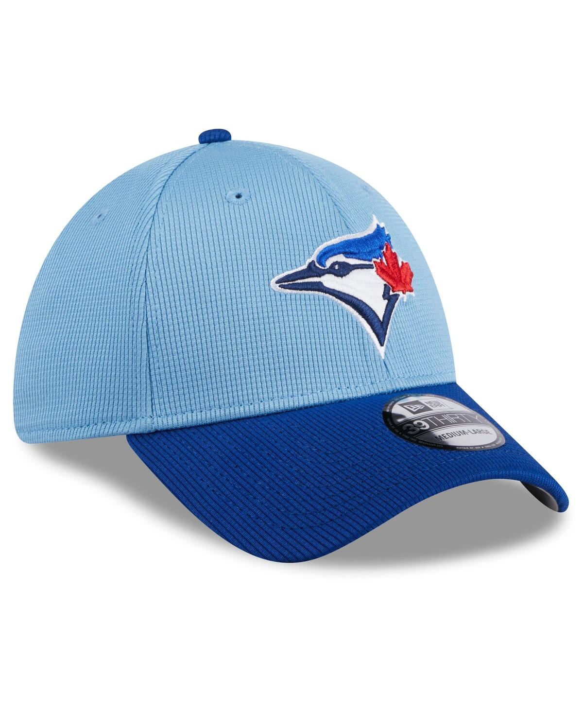 Shop New Era Men's  Light Blue Toronto Blue Jays 2024 Batting Practice 39thirty Flex Hat