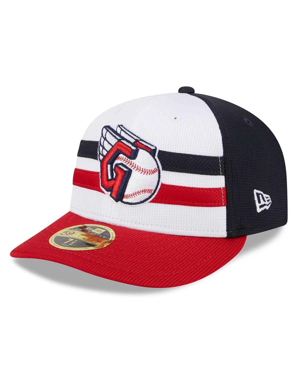 New Era White Cleveland Guardians 2024 Batting Practice 59fifty Fitted Hat In White