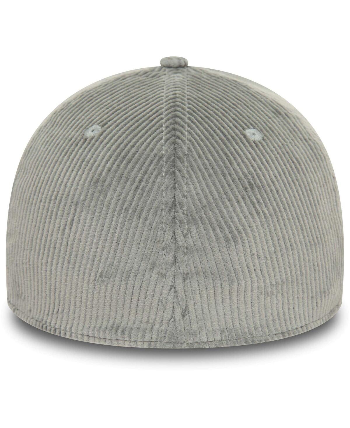 Shop New Era Men's  Gray Tottenham Hotspur Corduroy 39thirty Flex Hat