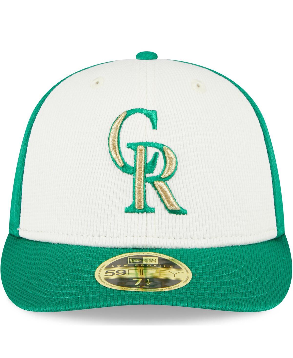 Men's New Era Green Colorado Rockies 2024 St. Patrick's Day Low Profile 59FIFTY Fitted Hat - Green