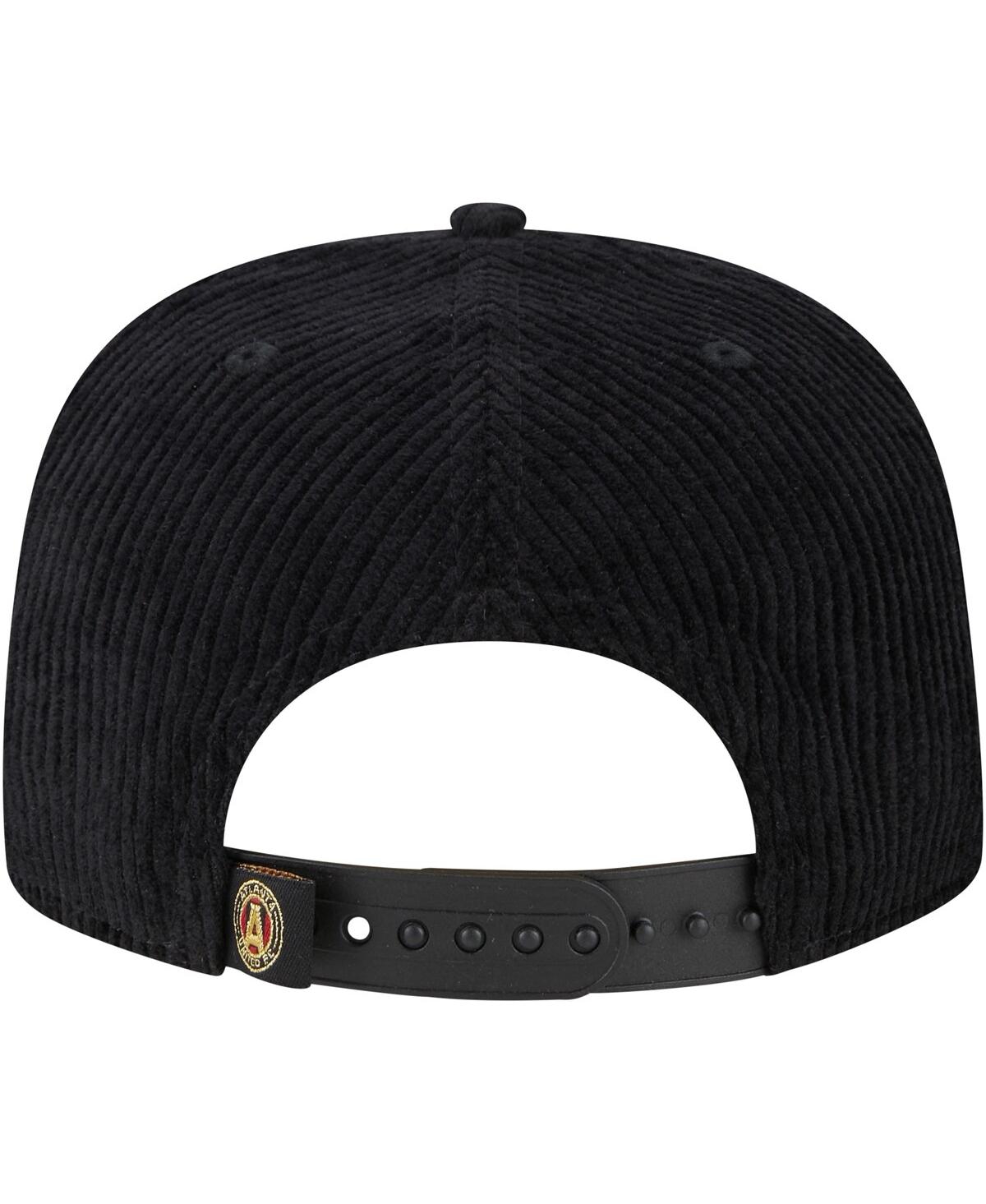 Men's New EraAtlanta United Fc Corduroy Golfer Adjustable Hat - Black