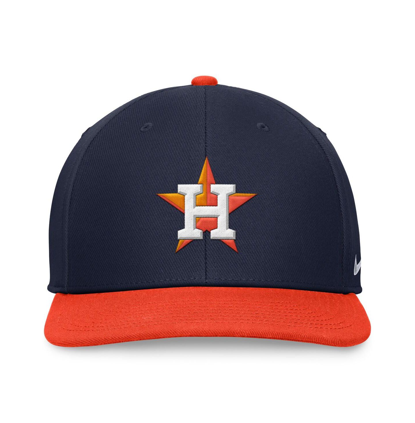 Мужская кепка Nike Navy, Orange Houston Astros Evergreen Two-Tone Snapback Hat — фото 3