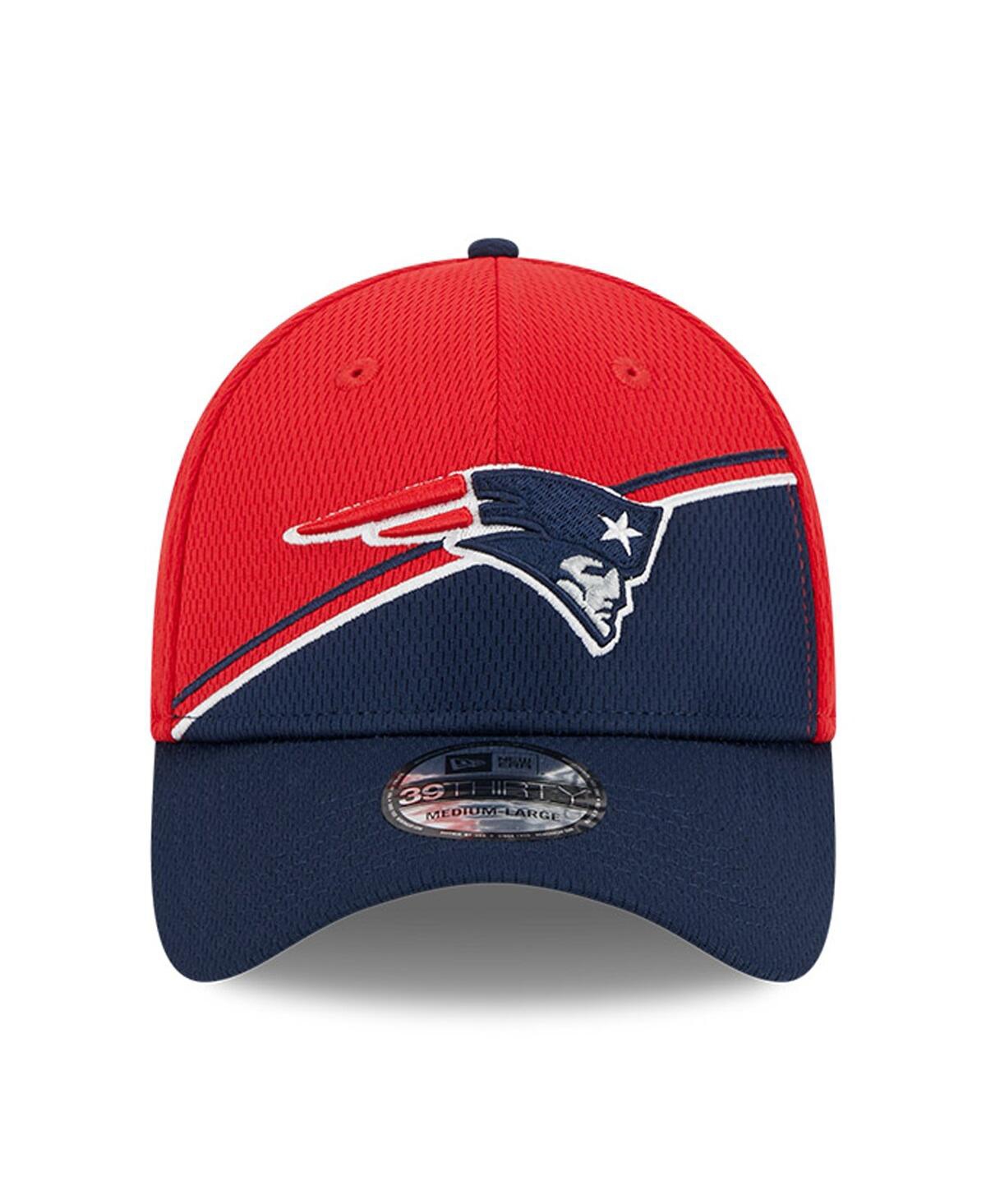 Men's New Era Navy New England Patriots 2023 Sideline 39THIRTY Flex Hat - Navy