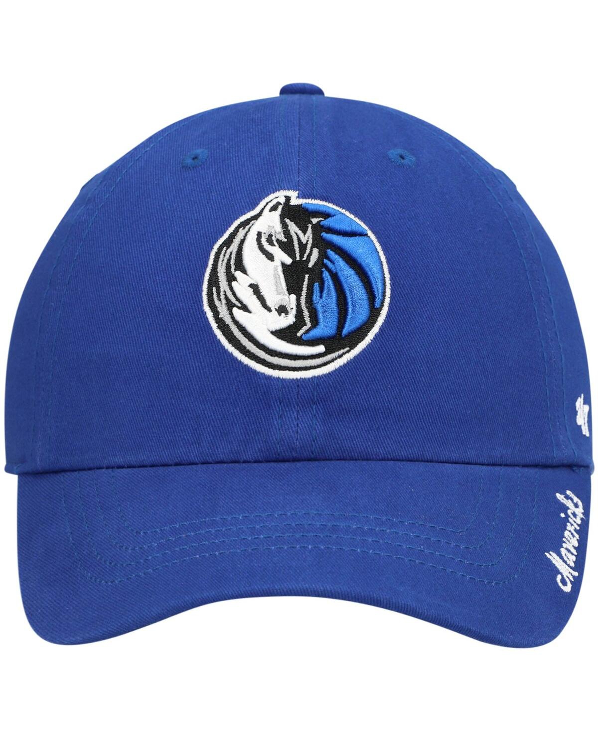 47 Brand Women's ' Blue Dallas Mavericks Miata Clean Up Logo Adjustable Hat In Blue
