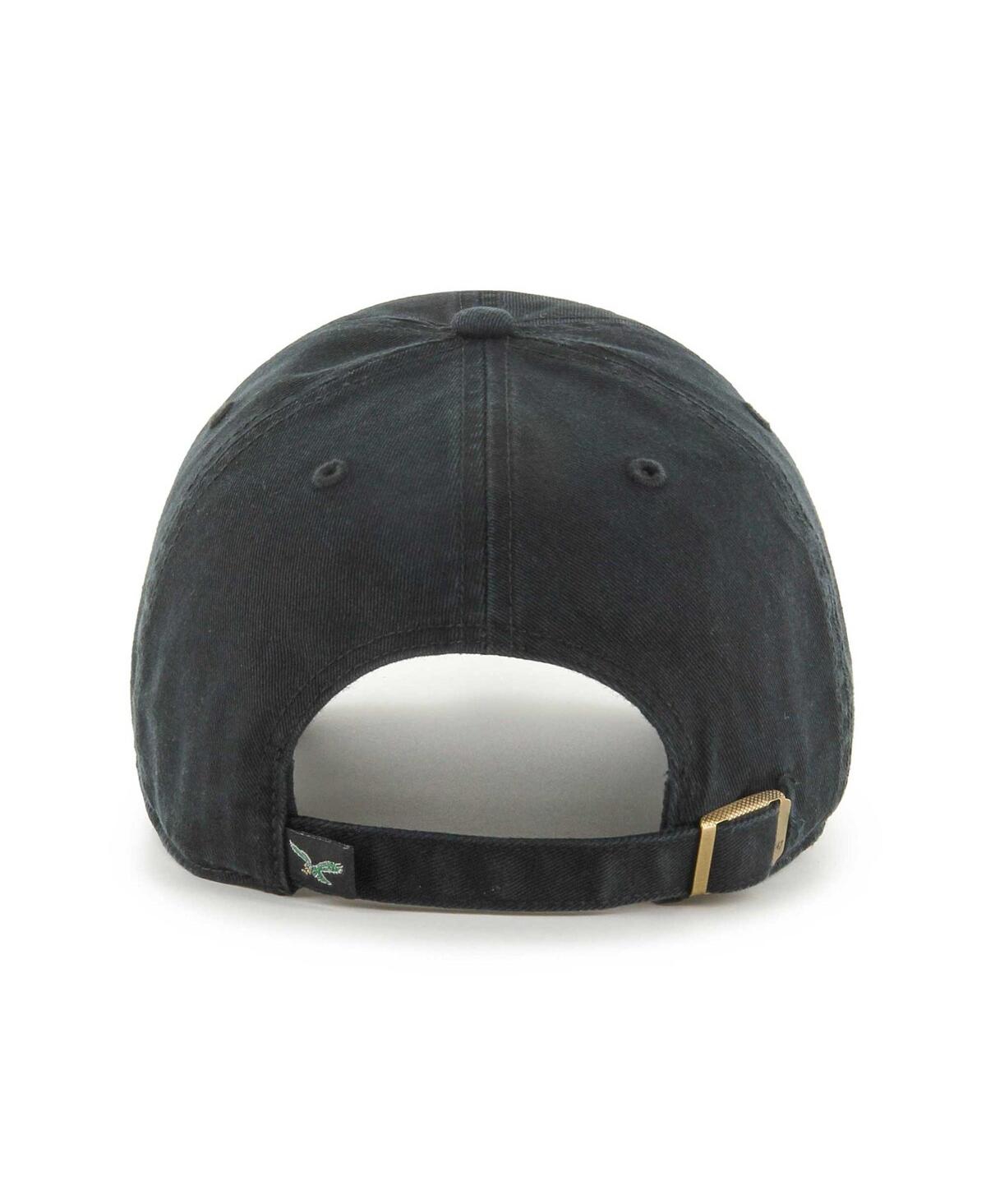 Men's '47 BrandPhiladelphia Eagles Clean Up Legacy Adjustable Hat - Black