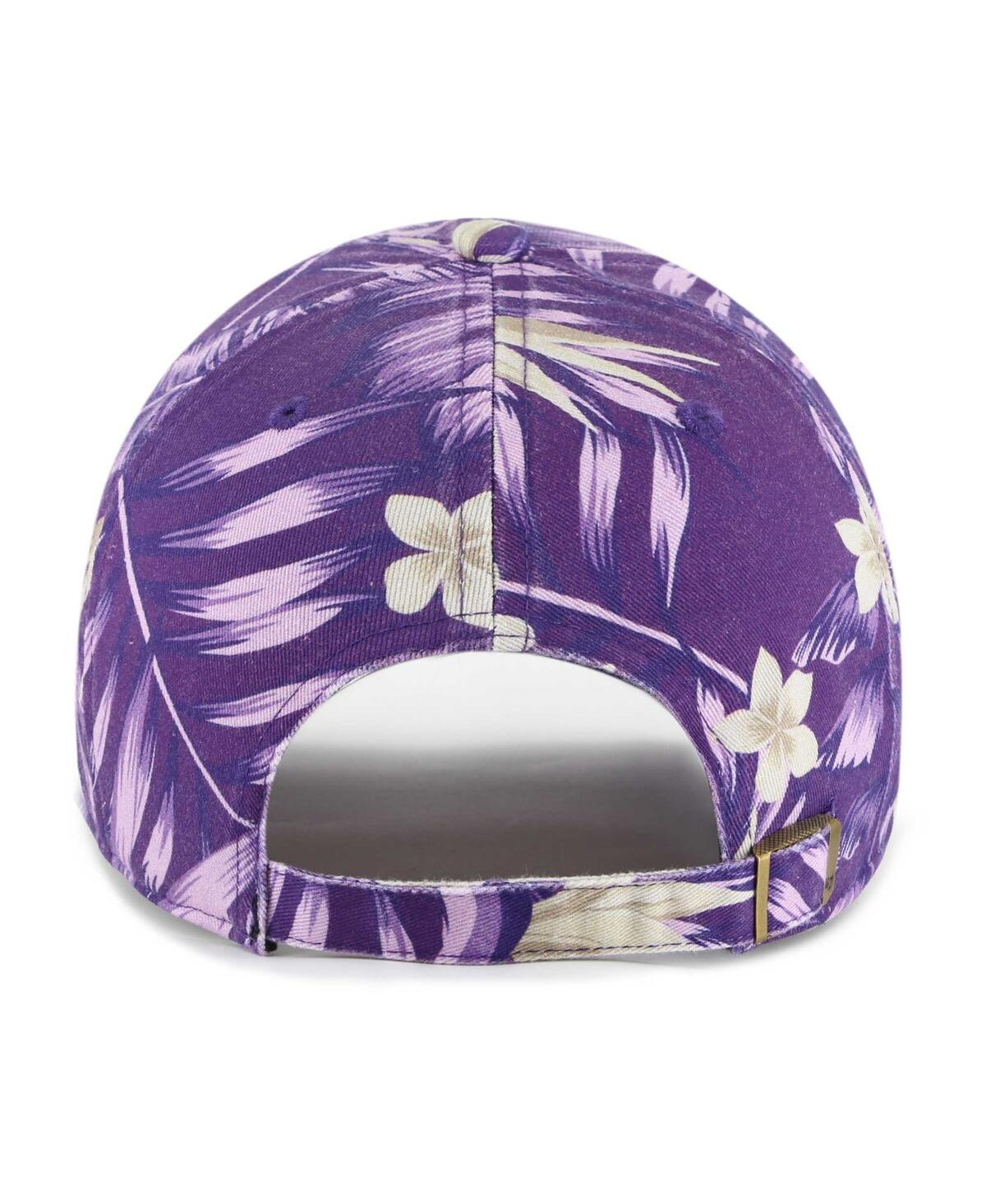 Shop 47 Brand Men's ' Purple Lsu Tigers Tropicalia Clean Up Adjustable Hat