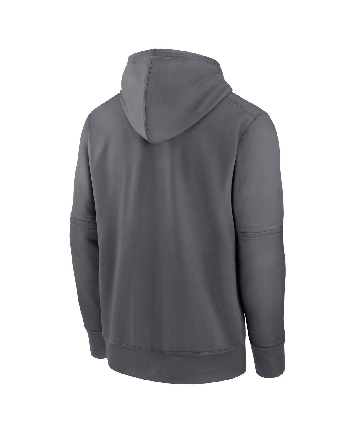 Men's NikeWashington Nationals City Connect Practice Performance Pullover Hoodie - Charcoal