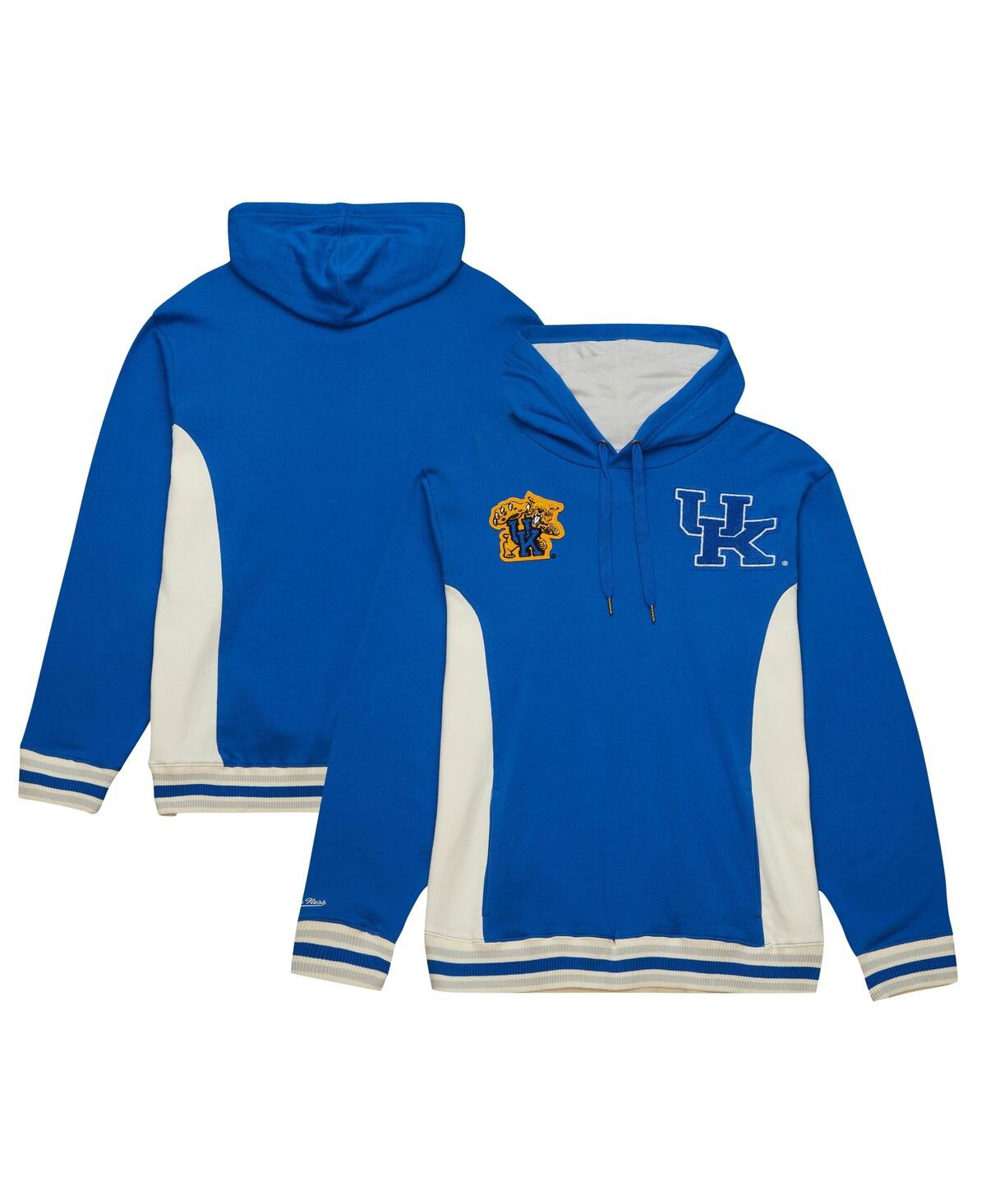 Shop Mitchell & Ness Men's  Royal Kentucky Wildcats Team Legacy French Terry Pullover Hoodie